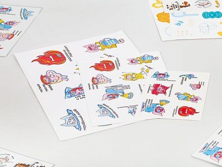 Наклейки ПВХ Sticker Pack на заказ, S
