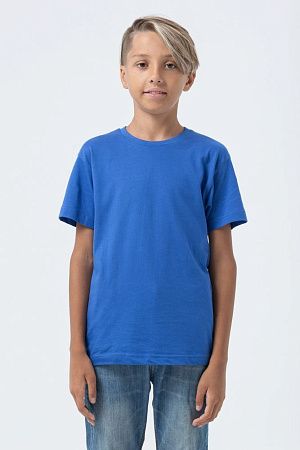 Футболка детская Regent Fit Kids, ярко-синяя (royal), размер 8 лет (118-128 см)