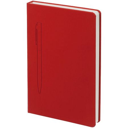 Ежедневник Magnet Shall, недатированный, красный