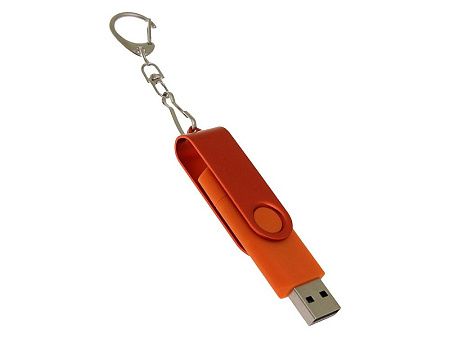 USB 3.0- флешка на 128 Гб с поворотным механизмом и дополнительным разъемом Type-C
