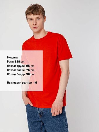 Футболка унисекс T-Bolka 160, красная, размер XL v2