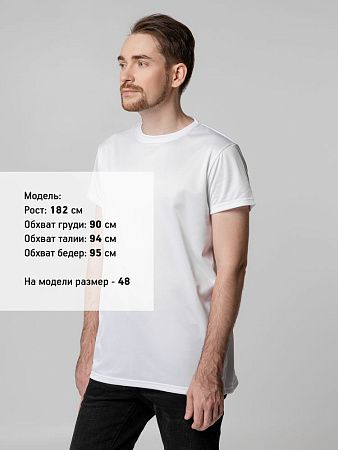Футболка унисекс для сублимации Paint Tee, белая, размер 3XL