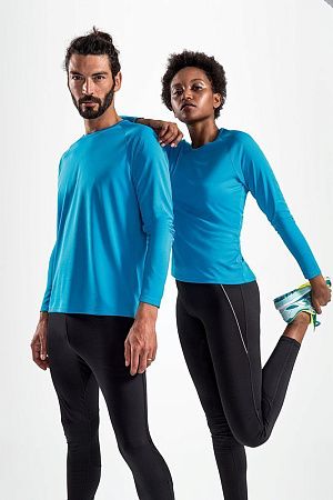 Футболка с длинным рукавом Sporty LSL Men, черная, размер S