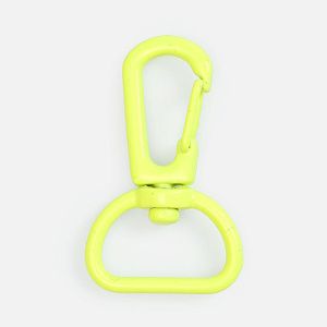 Застежка-карабин Snap Hook, M, желтый неон