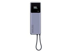 Внешний аккумулятор со встроенным кабелем Xiaomi 165W Power Bank, 10000 мАч