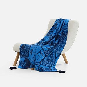 Плед на заказ Tricksy Net Light, S, полушерсть