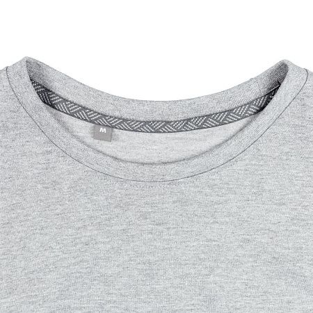 Футболка унисекс Firm Wear, черный меланж, размер S