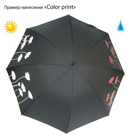 Зонты с эффектным нанесением на заказ