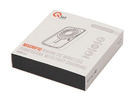 Беспроводной магнитный внешний аккумулятор с QC\PD «MagnifIQ», 10000 мАч, 15 Вт