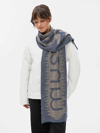 Шарф Denim XL на заказ, полушерсть