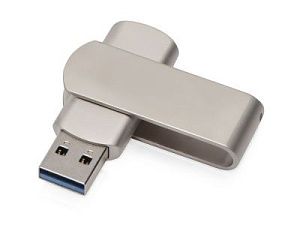 USB 2.0- флешка на 16 Гб «Setup», цвет: серебристый