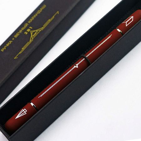 Ручка шариковая + карандаш вечный 2 в 1 soft