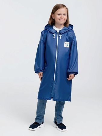Дождевик детский Rainman Kids, ярко-синий, размер 7–9 лет (122-134 см)