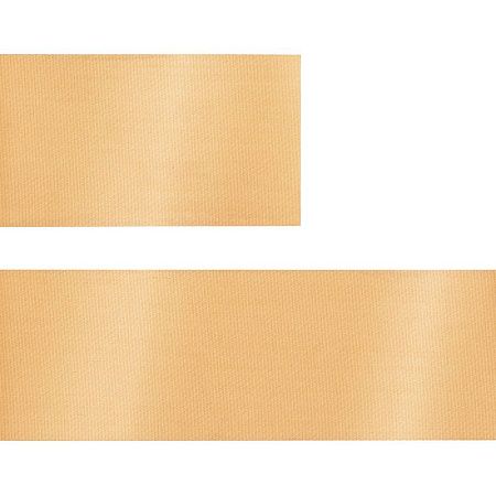 Лента сатиновая Satin 35 S, бежевая, 20 см