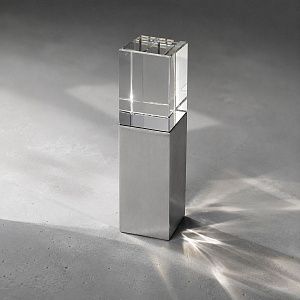 Награда «Steel and glass», цвет: прозрачный, серебристый