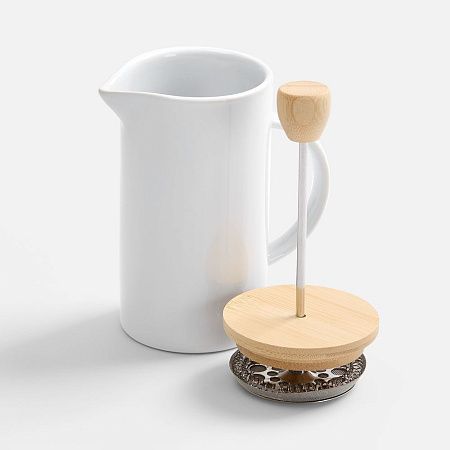 Френч-пресс Ceramero, белый