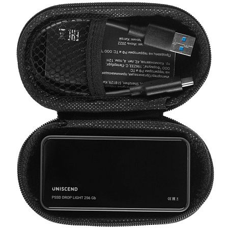 Внешний SSD диск Drop Light, с подсветкой гравировки, 512 Гб