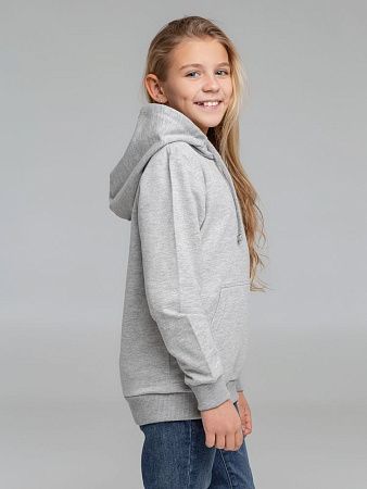 Толстовка с капюшоном детская Kirenga Kids, черная, размер 12 лет (142-152 см)