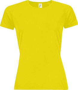 Футболка женская Sporty Women 140, зеленое яблоко под нанесение