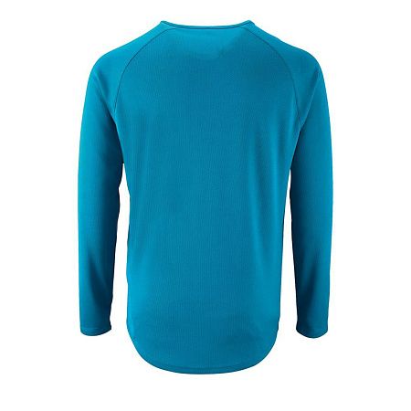 Футболка с длинным рукавом Sporty LSL Men, ярко-бирюзовая, размер XL