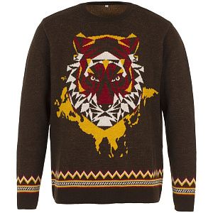 Джемпер Totem Tiger, коричневый, размер XL