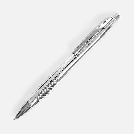 Ручка шариковая Barracuda, серебристая