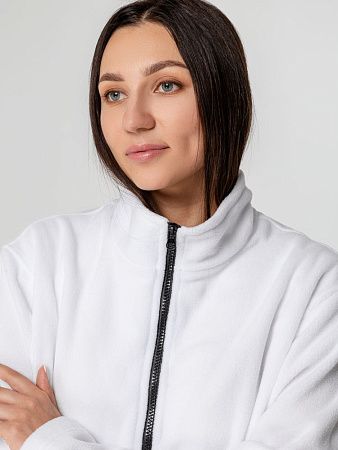 Куртка флисовая унисекс Manakin, белая, размер XS/S