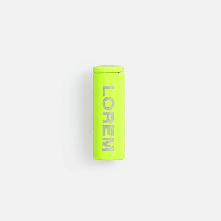 Наконечник для шнурка Nozzle, ver.2, желтый неон