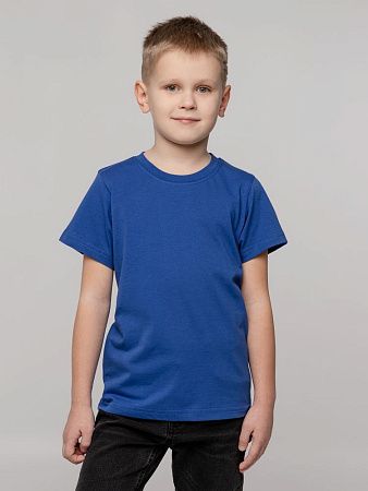 Футболка детская T-Bolka Kids, ярко-синяя, размер 8 лет (118-128 см)