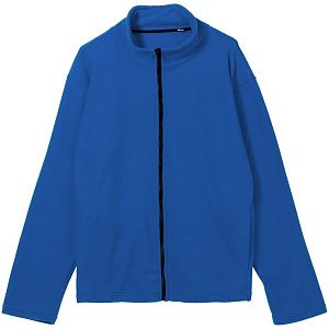 Куртка флисовая унисекс Manakin, ярко-синяя, размер XS/S