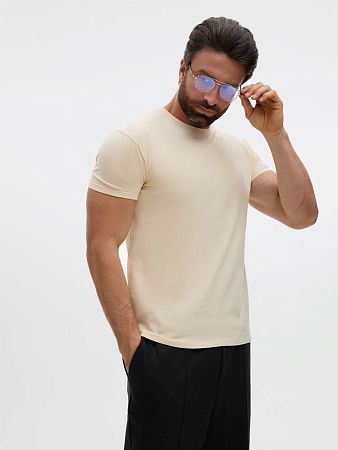 Футболка Imperial 190, светло-бежевая, размер XXL