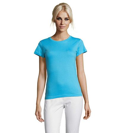 Футболка женская Regent Women, бирюзовая, размер M