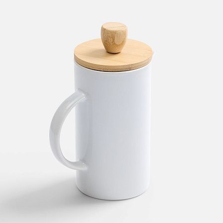 Френч-пресс Ceramero, белый