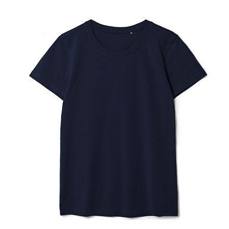 Футболка женская T-bolka Stretch Lady, темно-синяя (navy), размер S v2