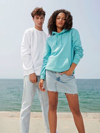 Свитшот унисекс Columbia, светло-серый меланж, размер L