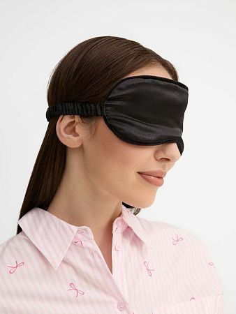 Двухсторонняя маска для сна Veluto, черная