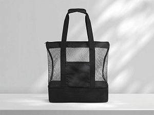 Сумка для шопинга и пляжа «Coolmesh» с изотермическим отделением внизу