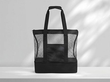 Сумка для шопинга и пляжа «Coolmesh» с изотермическим отделением внизу