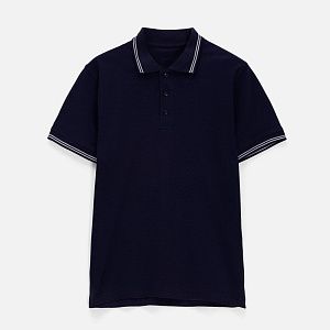 Рубашка поло Virma Stripes, белая под нанесение