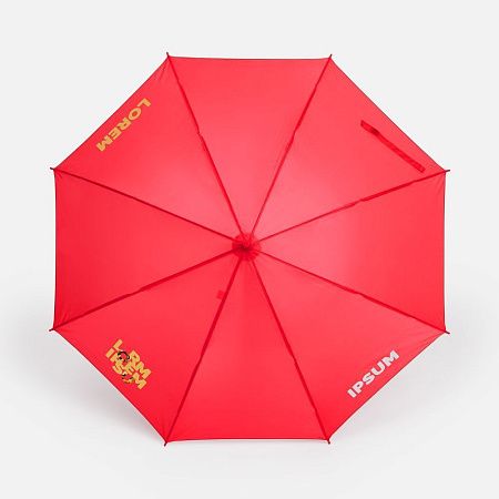 Зонт-трость Promo, красный