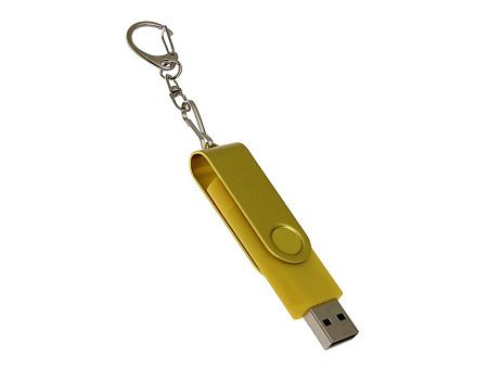 USB 3.0- флешка на 256 Гб с поворотным механизмом и дополнительным разъемом Type-C