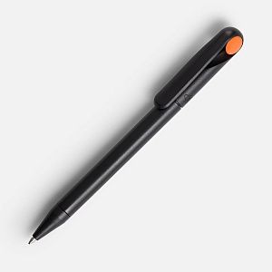Ручка шариковая Prodir DS1 TMM Dot, черная с оранжевым