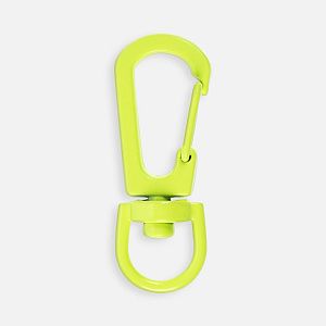 Застежка-карабин Snap Hook, S, желтый неон
