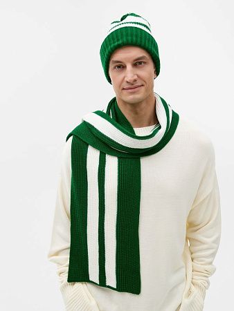 Шарф Winwear, темно-зеленый (глубокий зеленый)