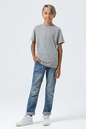 Футболка детская Regent Fit Kids, ярко-синяя (royal), размер 8 лет (118-128 см)