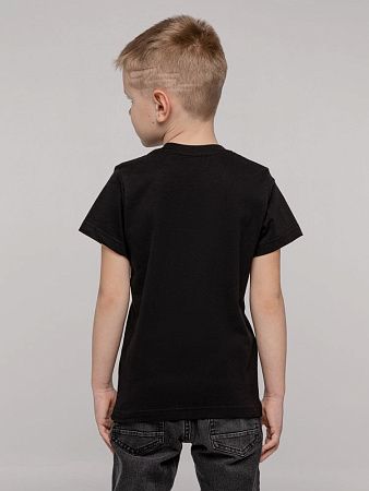 Футболка детская T-Bolka Kids, черная, размер 10 лет (130-140 см)