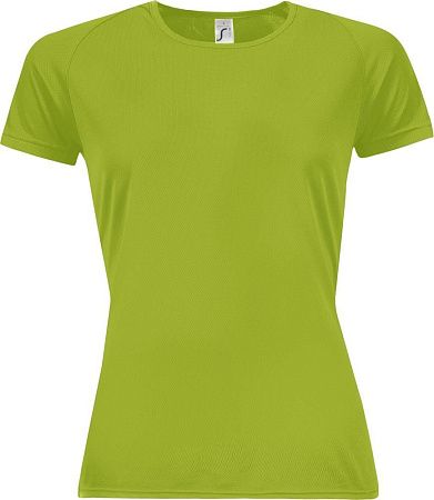 Футболка женская Sporty Women 140, зеленое яблоко, размер XS