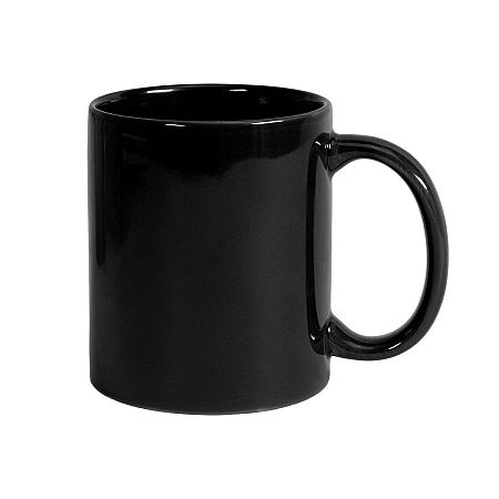 Кружка "DECOL" для деколи, 330 мл, d=82 мм, премиум, черная