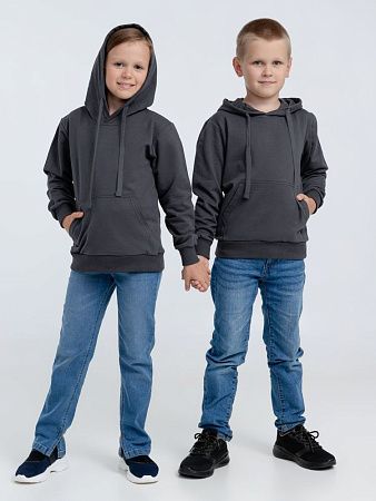 Худи детское Kirenga Kids 2.0, темно-серое (графит), размер 6 лет (106-116 см)