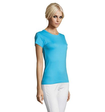 Футболка женская Regent Women, бирюзовая, размер M